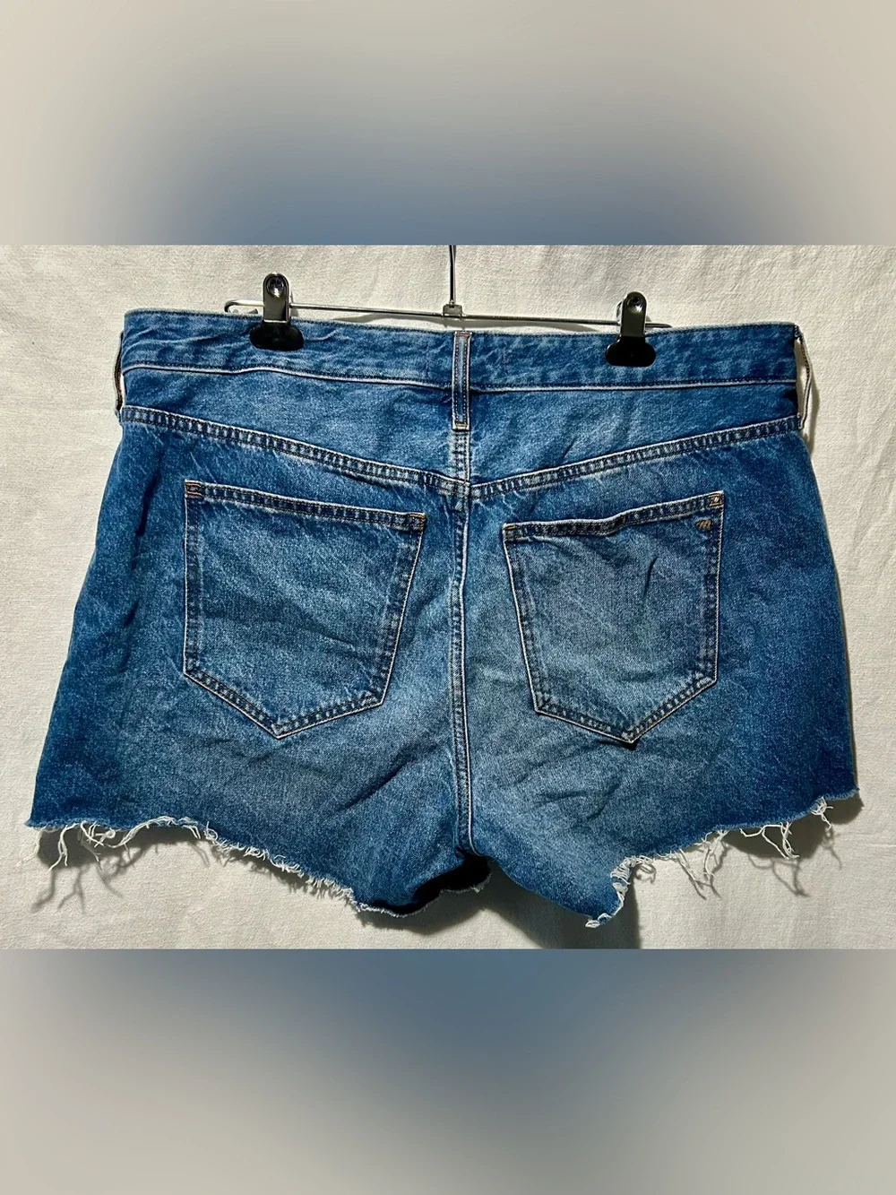 Madewell Medium Blue Denim Cutoff Shorts